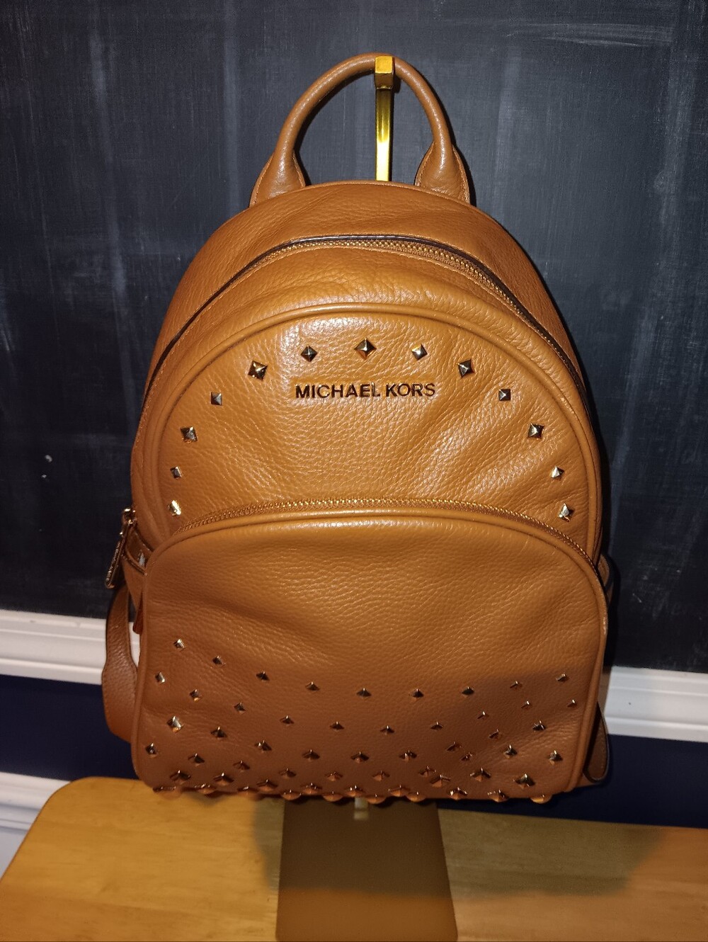 Michael Kors Leather Studded Backpack
